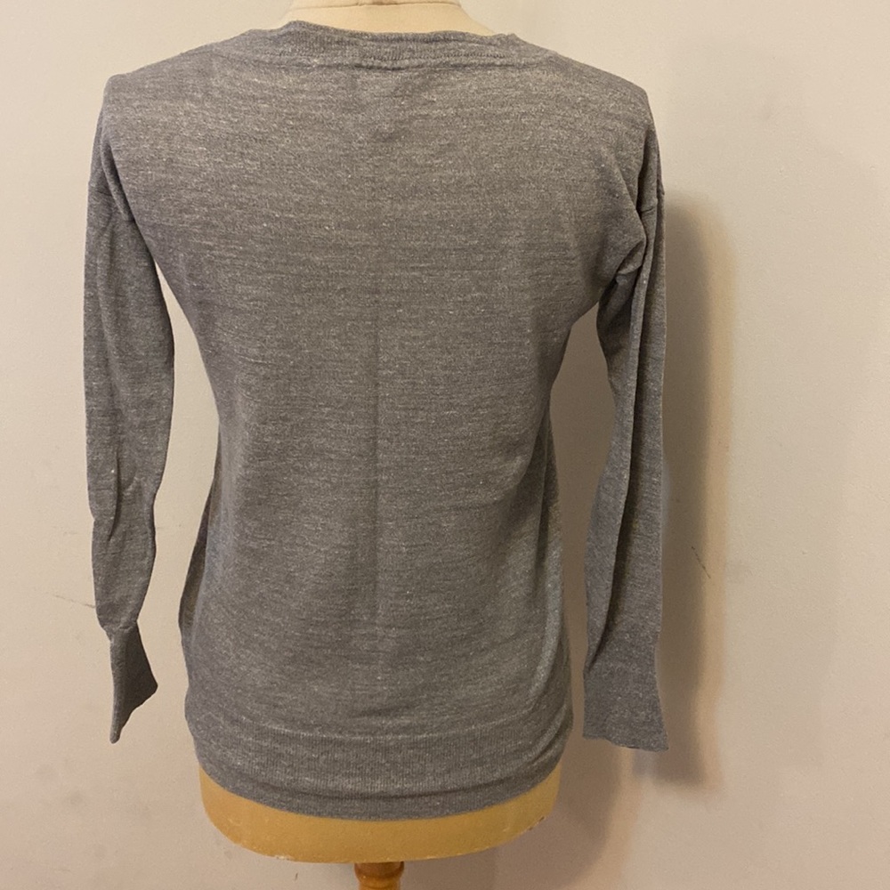 J. Crew Gray Wool Crew Neck Sweater, XSmall - Picture 4 of 8